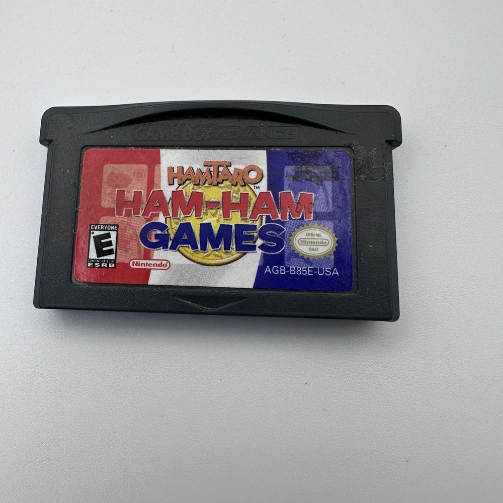 Hamtaro Ham-Ham Games Nintendo Game Boy Advance GBA AGB-B85E-USA Authentic